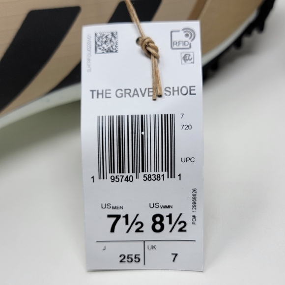 Adidas The Gravel Shoe Hiking Men\'s Size 7.5/Women\'s 8.5 Beige & Black GX166 New